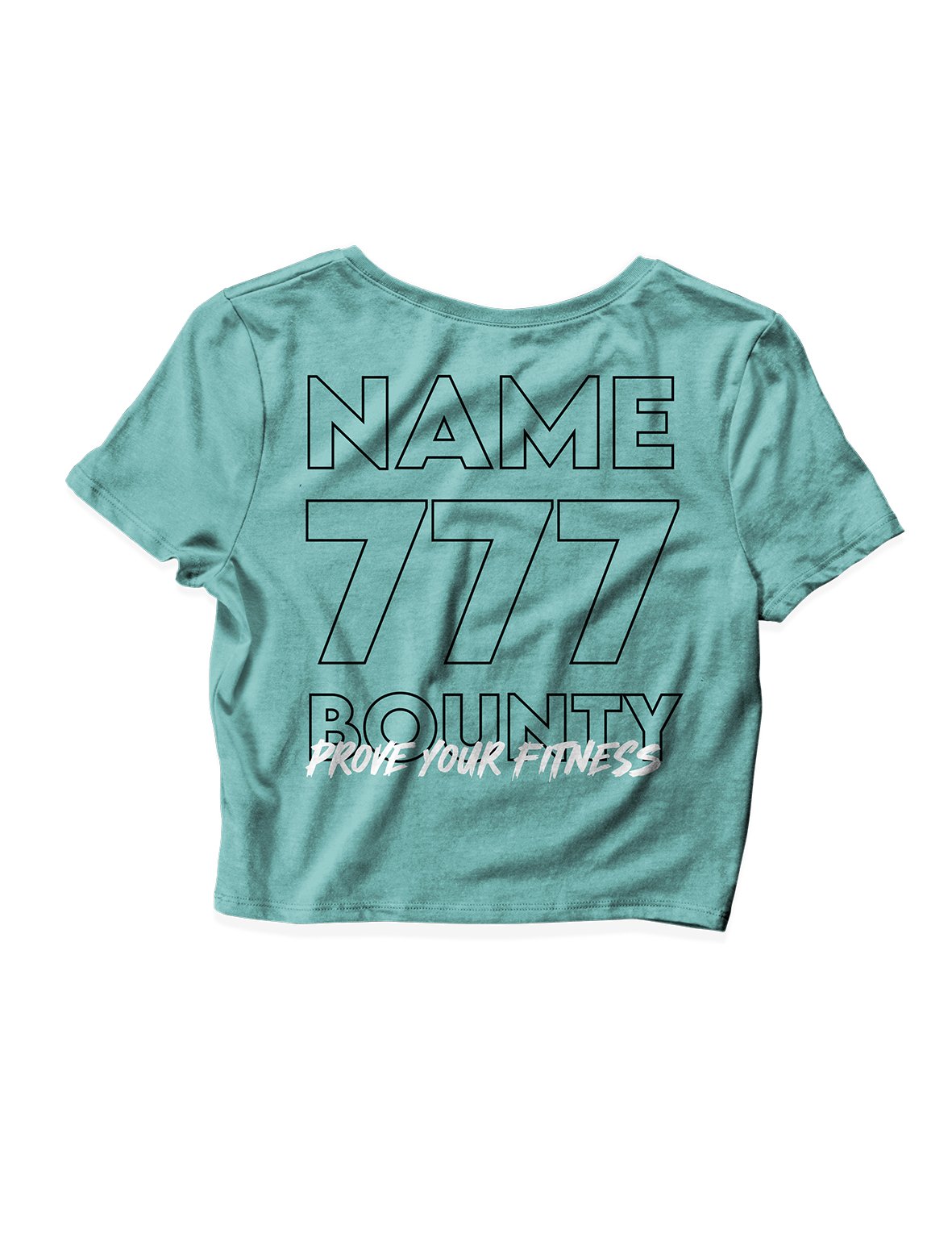 Ladies Crop Tops - Athlete Name - Bounty - AMRAP INDUSTRIES