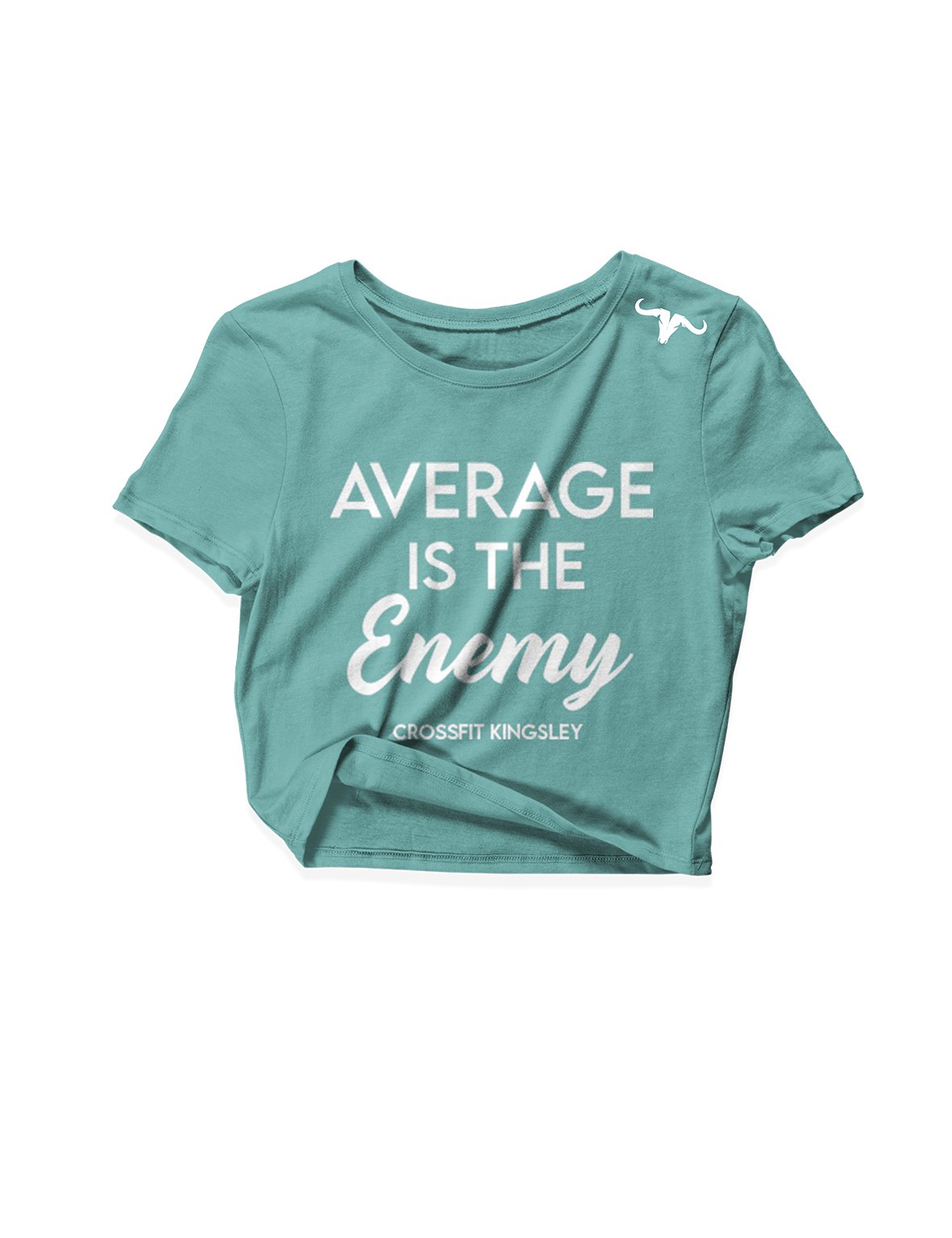 Ladies Crop Tops - Average is the Enemy - Kingsley - AMRAP INDUSTRIES