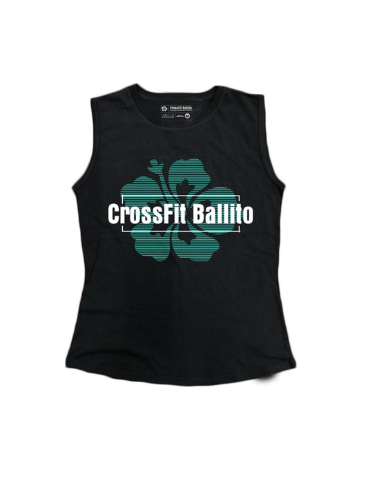 Ladies Everyday Tank Tops - Faded Lines - CrossFit Ballito - AMRAP INDUSTRIES