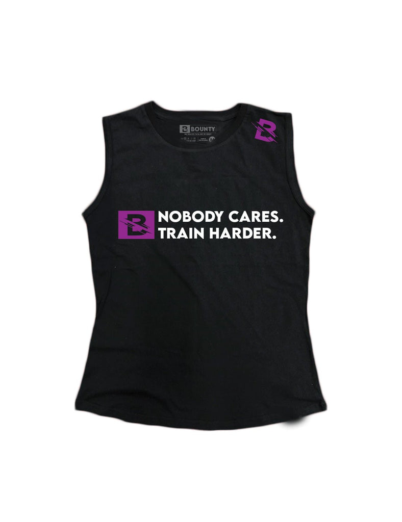 Ladies Everyday Tank Tops - Nobody Cares - Bounty - AMRAP INDUSTRIES