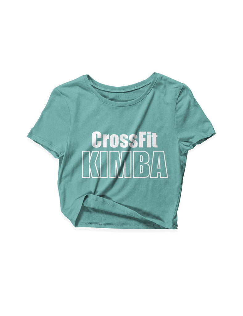 Ladies Sage Crop Tops - CrossFit Kimba - AMRAP INDUSTRIES