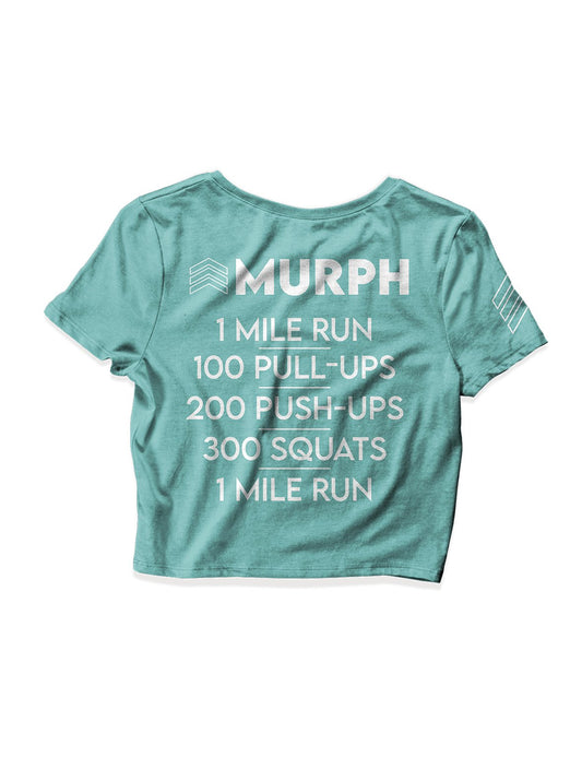 Ladies Sage Crop Tops - Murph - Greenzone - AMRAP INDUSTRIES