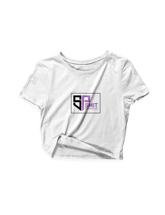 Ladies White Crop Tops - Boxed - Smit Performance - AMRAP INDUSTRIES