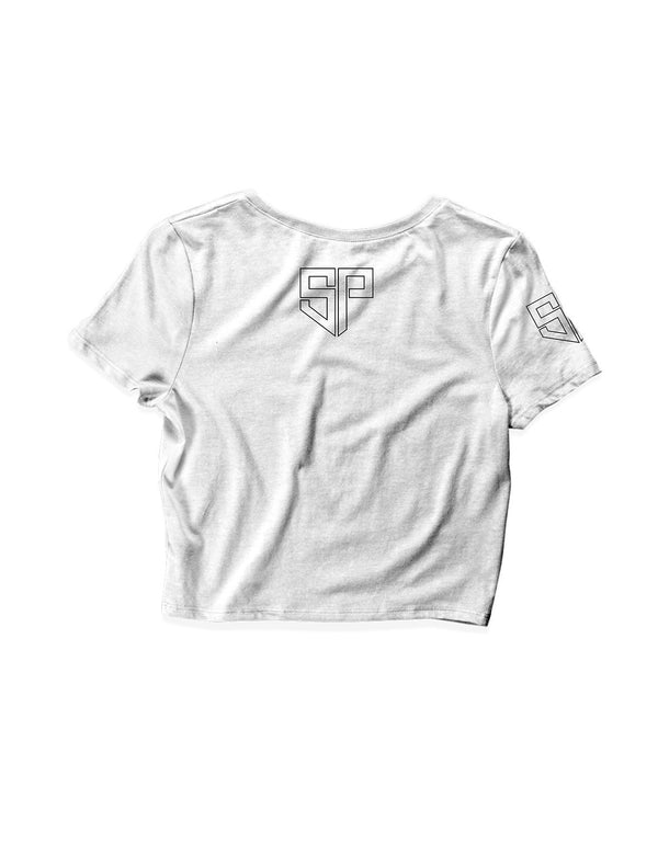 Ladies White Crop Tops - Flagship - Smit Performance - AMRAP INDUSTRIES