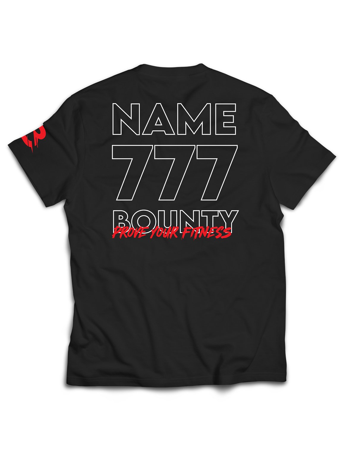 Universal Black Premium Tee - Athlete Name - Bounty - AMRAP INDUSTRIES