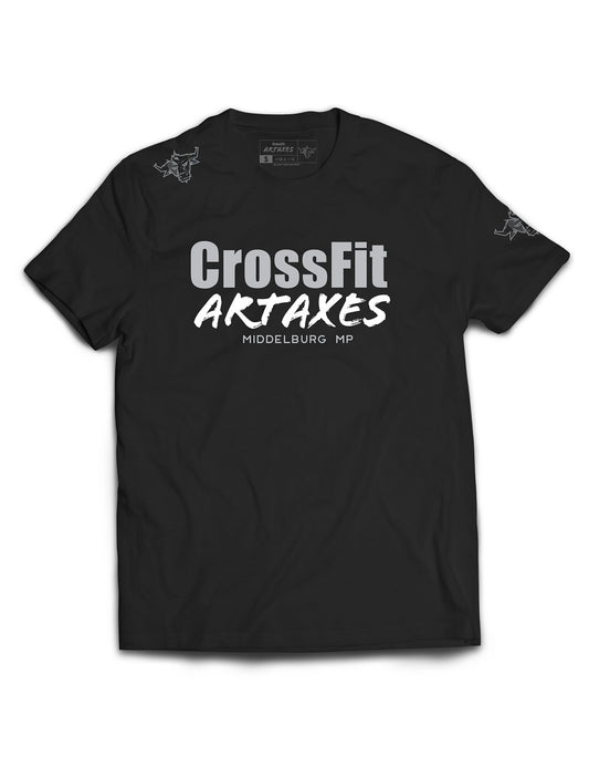 Universal Black Premium Tee - Crossfit Artaxes - AMRAP INDUSTRIES