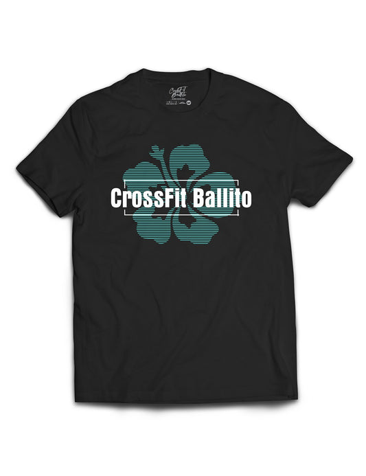 Universal Black Premium Tee - Faded Lines - CrossFit Ballito - AMRAP INDUSTRIES