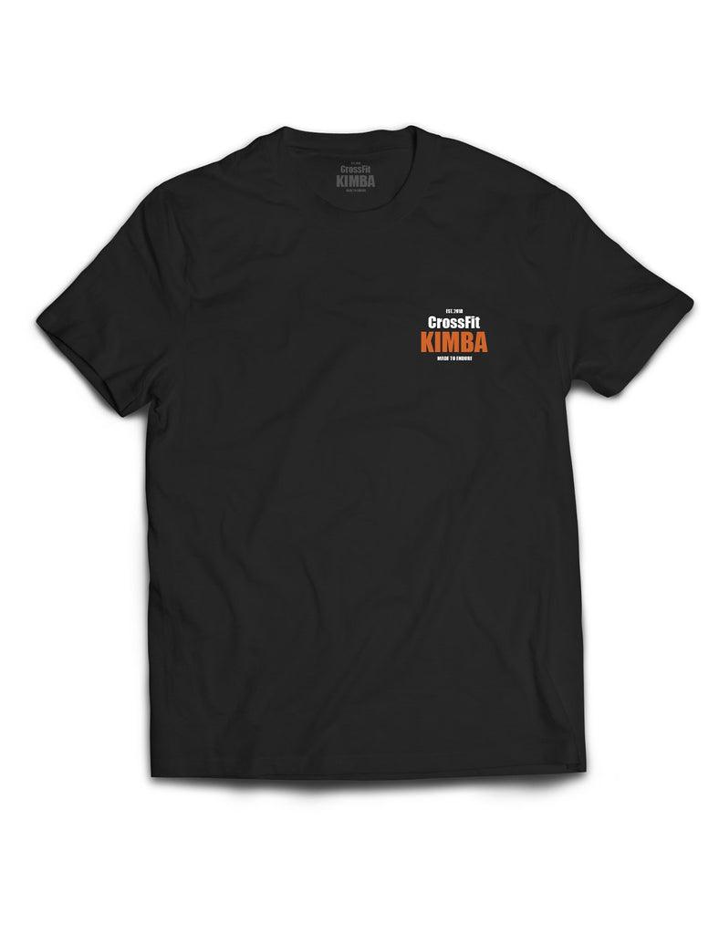 Universal Black Premium Tee - Flagship - CrossFit Kimba - AMRAP INDUSTRIES