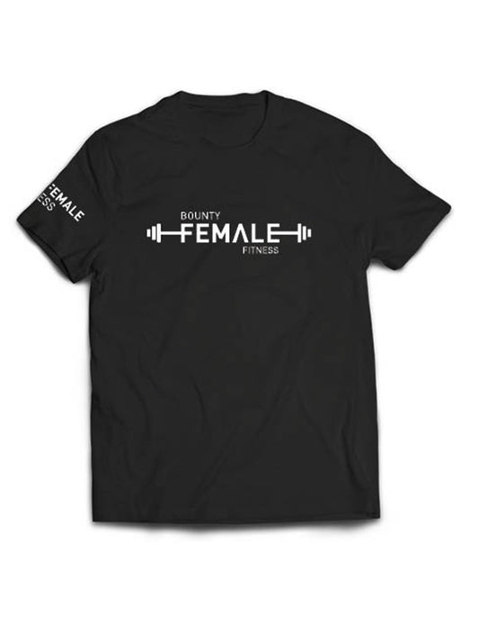 Universal Black Premium Tee - Flagship Solid - Bounty Female Fitness - AMRAP INDUSTRIES