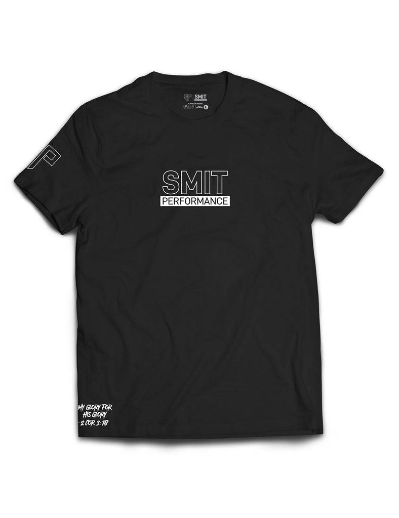 Universal Black Premium Tee - Flagship White- Smit Performance - AMRAP INDUSTRIES