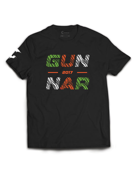 Universal Black Premium Tee - GUNNAR 2017 Green Orange - Gunnar - AMRAP INDUSTRIES