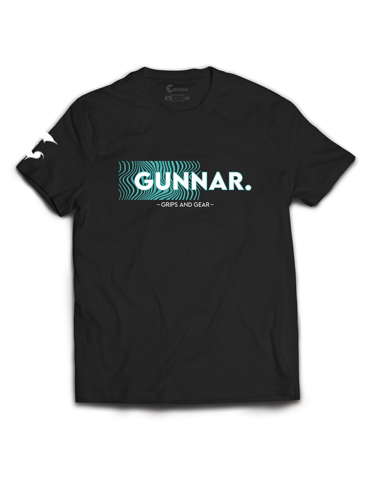 Universal Black Premium Tee - Lines - Gunnar - AMRAP INDUSTRIES