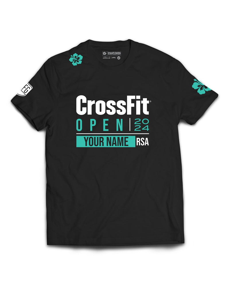 Universal Black Premium Tee - Open 2024 - CrossFit Ballito - AMRAP INDUSTRIES