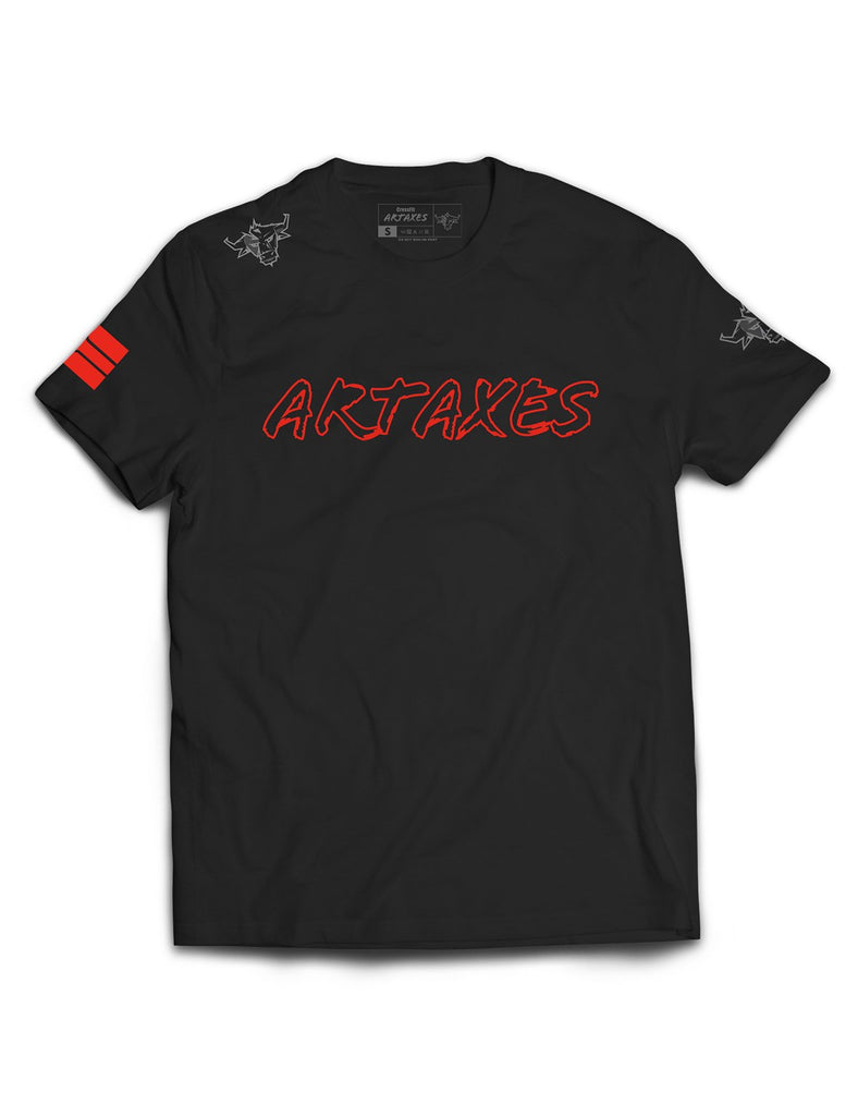 Universal Black Premium Tee - Outlined - Artaxes - AMRAP INDUSTRIES