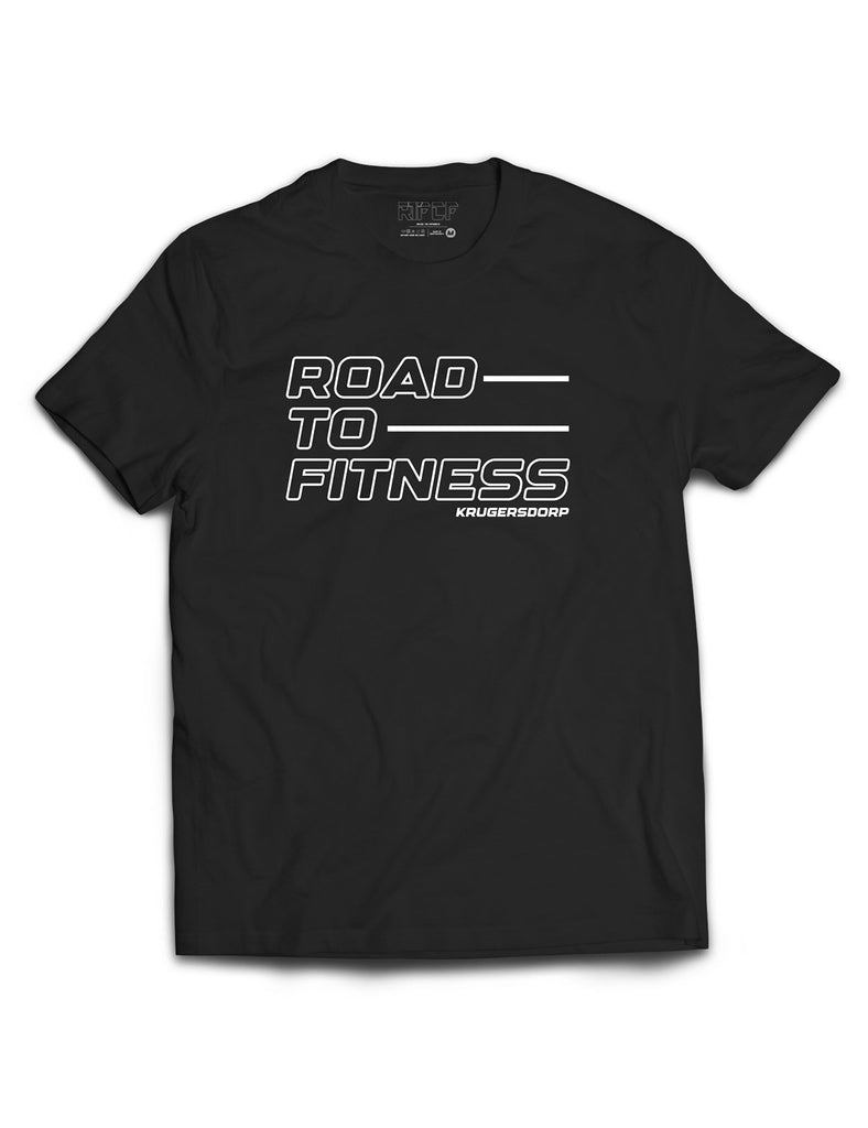 Universal Black Premium Tee - Road to Fitness -RTF CF - AMRAP INDUSTRIES