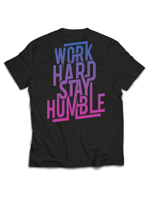 Universal Black Premium Tee - Stay Humble - Grip and Rip - AMRAP INDUSTRIES