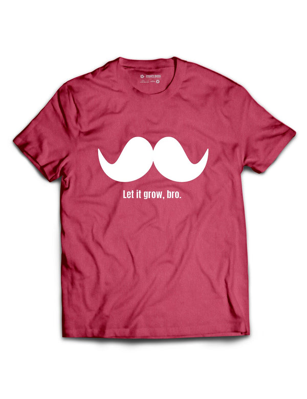 Universal Burgundy Melange Premium Tee - Let it grow, Bro - CrossFit Ballito - AMRAP INDUSTRIES