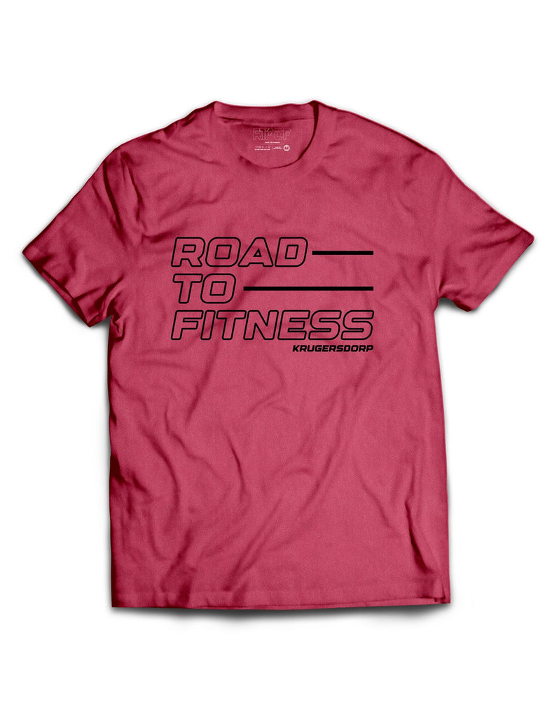 Universal Burgundy Melange Premium Tee - Road to Fitness -RTF CF - AMRAP INDUSTRIES