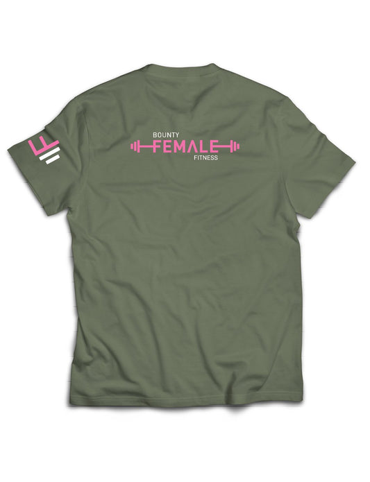 Universal Khaki Premium Tee - Bounty Female Fitness - AMRAP INDUSTRIES