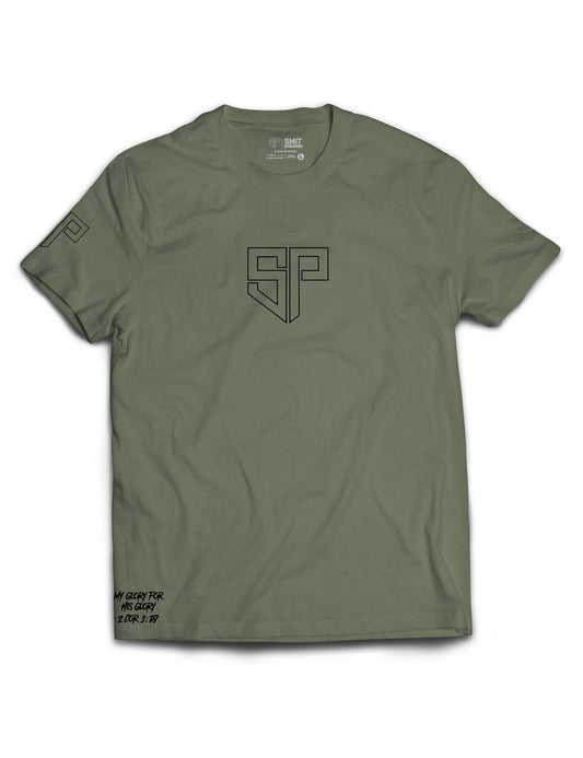 Universal Khaki Premium Tee - Outlined - Smit Performance - AMRAP INDUSTRIES