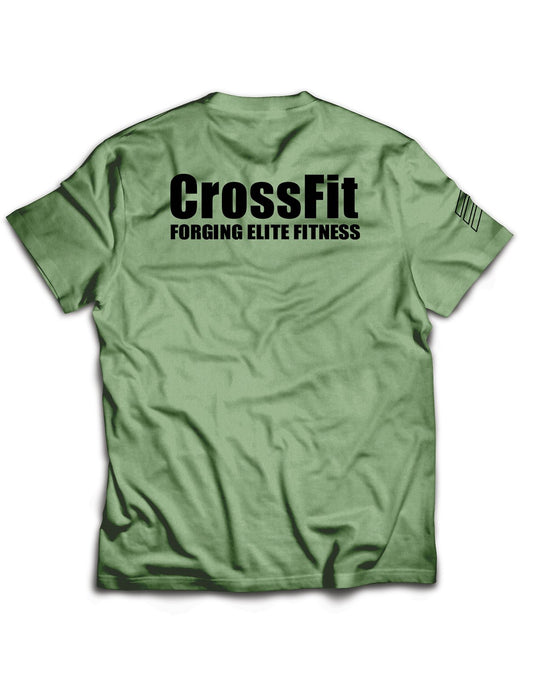 Universal Military Melange Premium Tee - Forging Elite Fitness - Greenzone - AMRAP INDUSTRIES