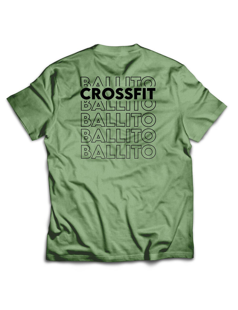 Universal Military Melange Premium Tee - Outlined - CrossFit Ballito - AMRAP INDUSTRIES