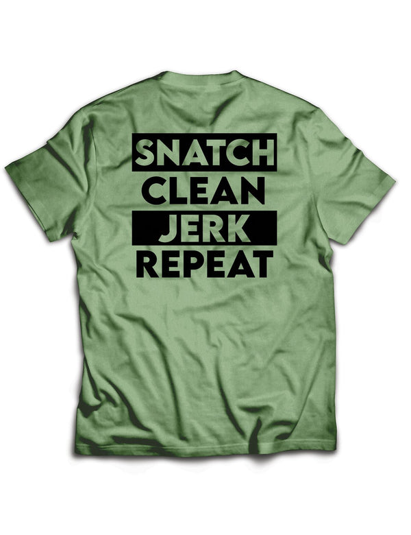 Universal Military Melange Premium Tee - Snatch - Greenzone - AMRAP INDUSTRIES