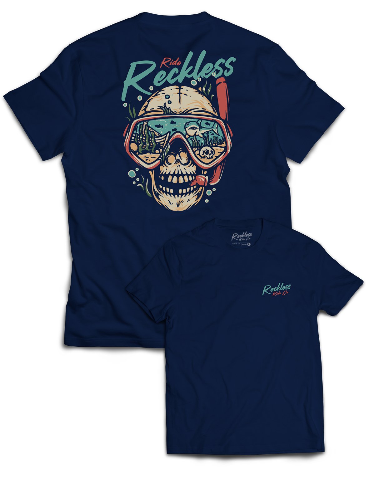 Universal Premium Tee - Go Diving - Reckless Ride Co - AMRAP INDUSTRIES