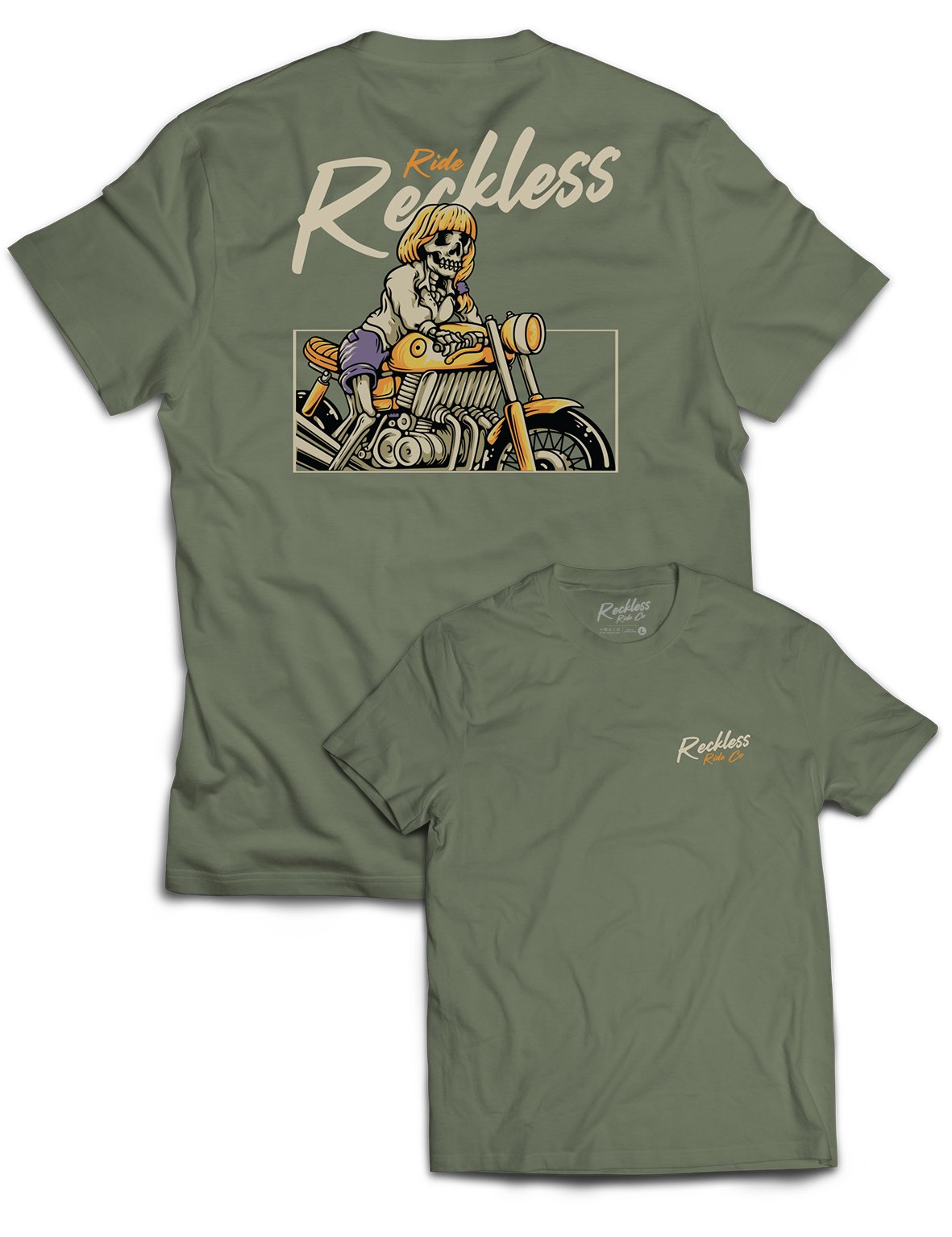 Universal Premium Tee - Just loud, Not Fast - Reckless Ride Co - AMRAP INDUSTRIES