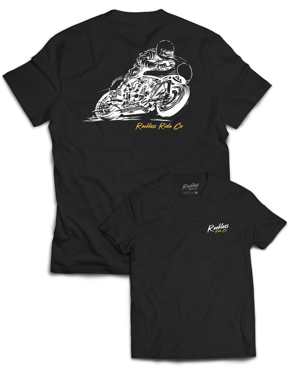 Universal Premium Tee - Midnight Rider - Reckless Ride Co - AMRAP INDUSTRIES