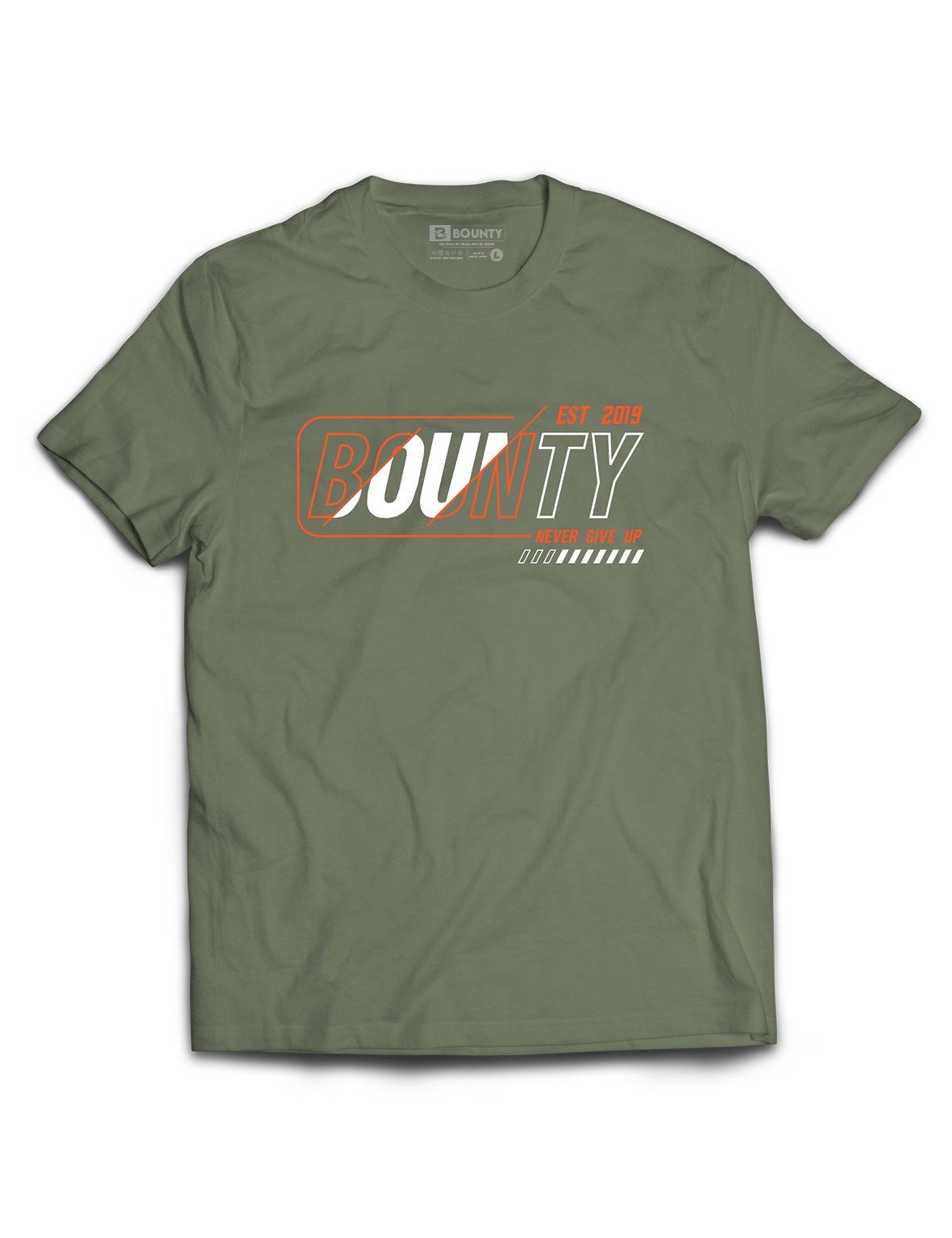 Universal Premium Tee - Never Give Up - Bounty - AMRAP INDUSTRIES