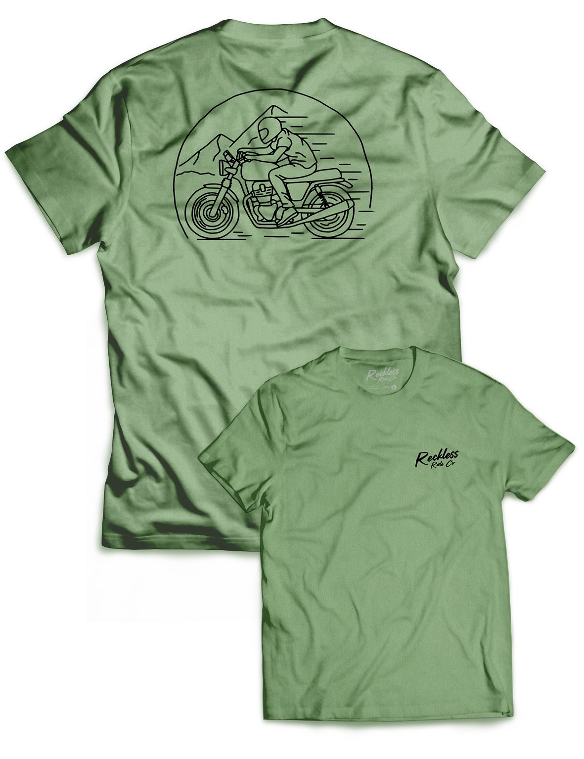 Universal Premium Tee - Road to Freedom - Reckless Ride Co - AMRAP INDUSTRIES