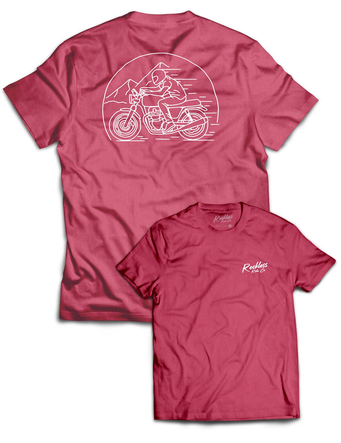 Universal Premium Tee - Road to Freedom - Reckless Ride Co - AMRAP INDUSTRIES