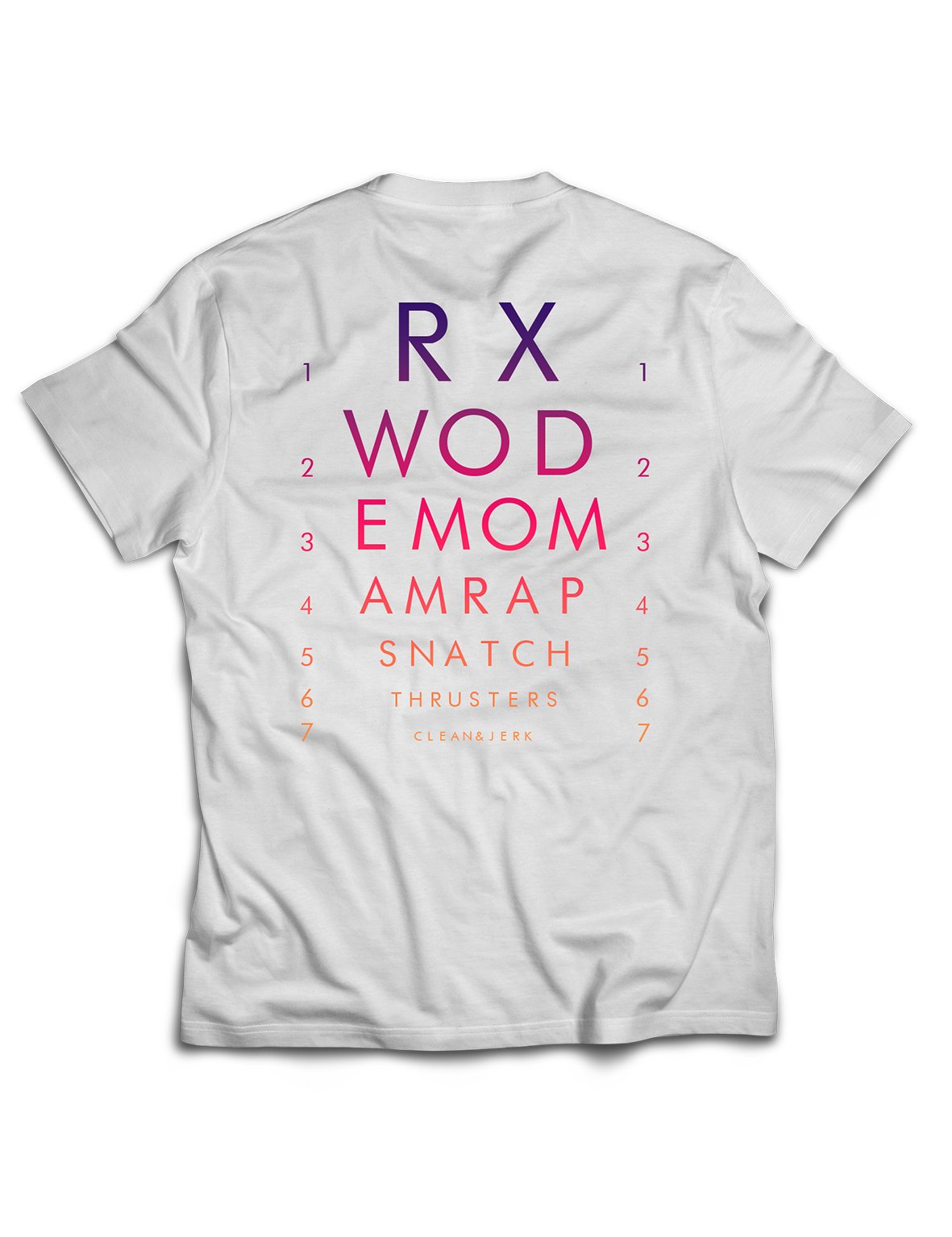 Universal Premium Tee - RX Chart - Bounty - AMRAP INDUSTRIES