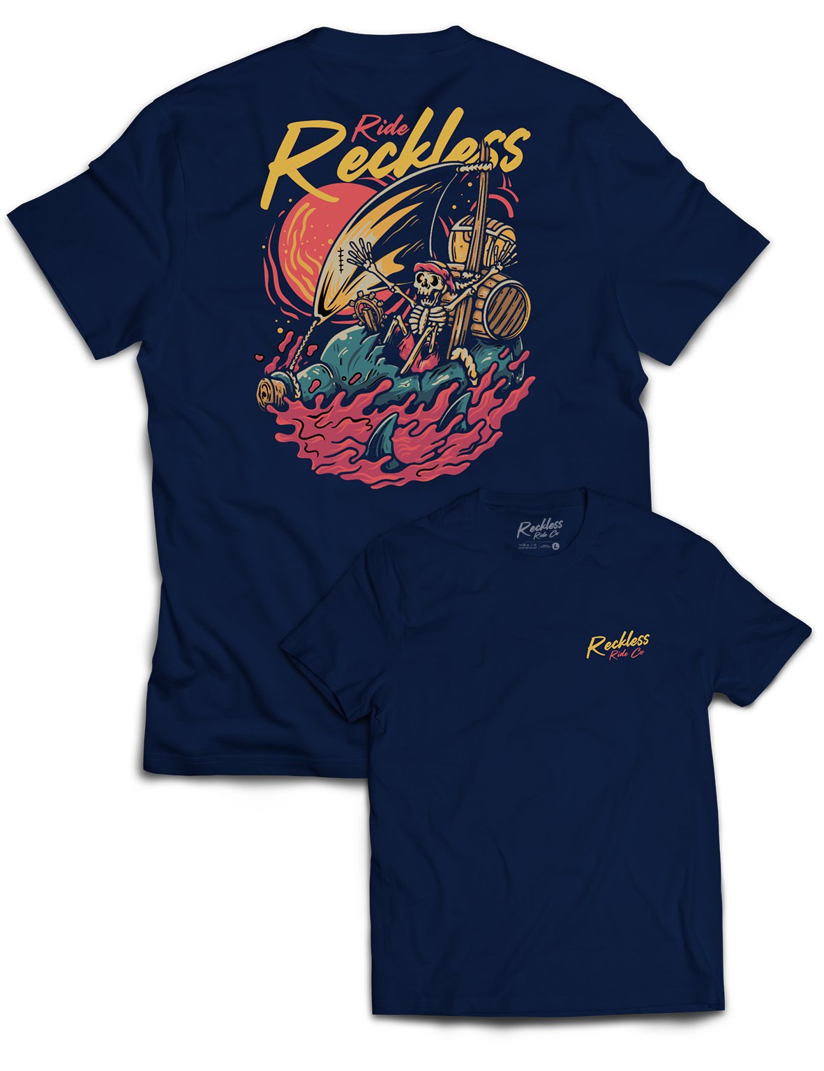 Universal Premium Tee - Shipwrecked - Reckless Ride Co - AMRAP INDUSTRIES