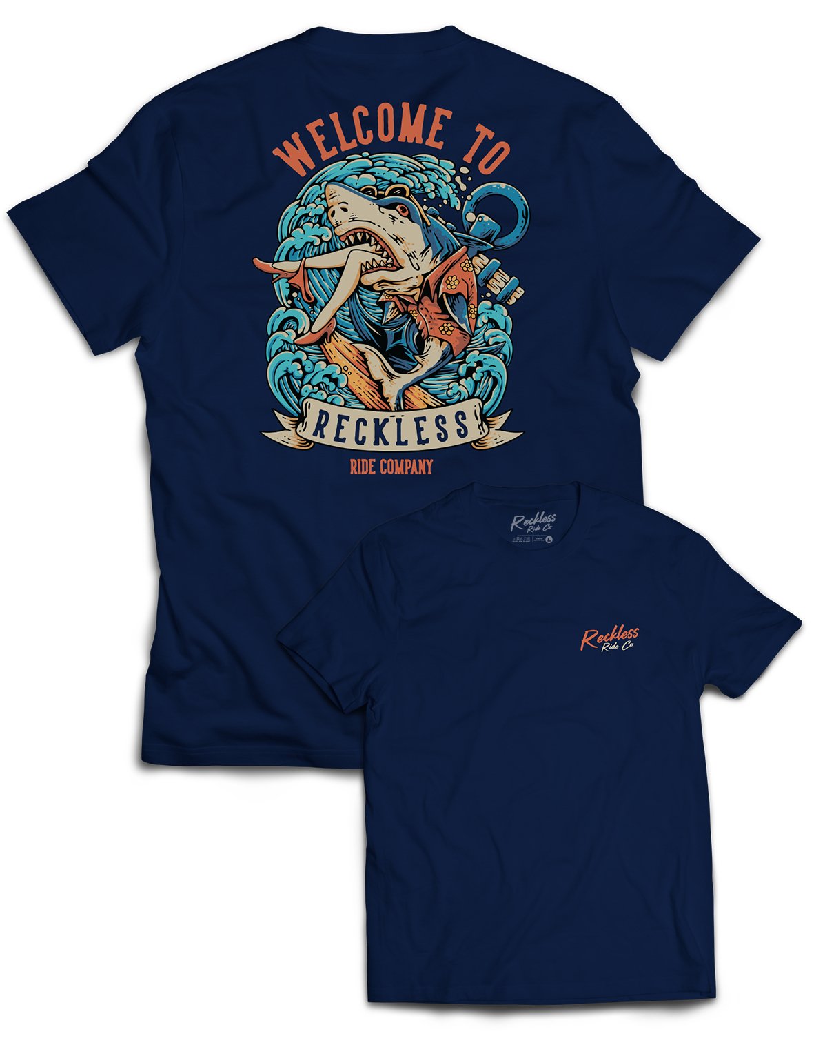 Universal Premium Tee - Welcome to Reckless Ride Co - AMRAP INDUSTRIES