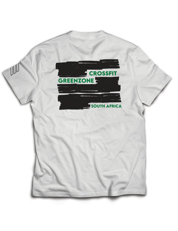 Universal White Premium Tee - Athlete - Greenzone - AMRAP INDUSTRIES