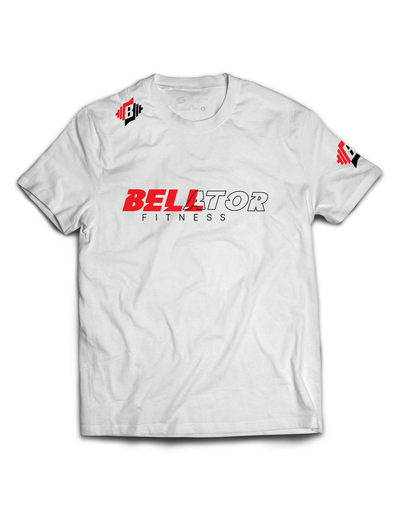 Universal White Premium Tee - Bellator Fitness - AMRAP INDUSTRIES