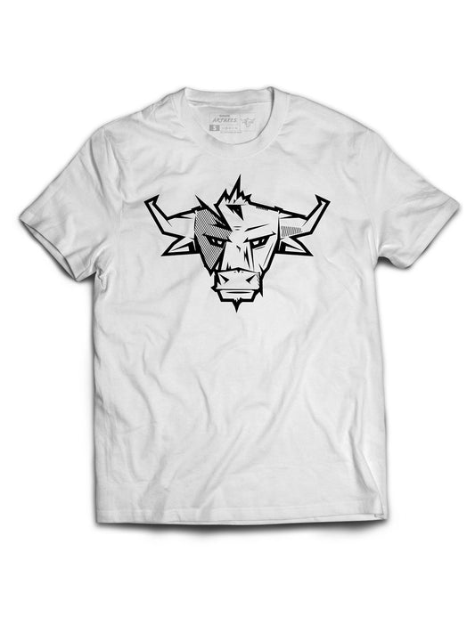 Universal White Premium Tee - Bull - Artaxes - AMRAP INDUSTRIES