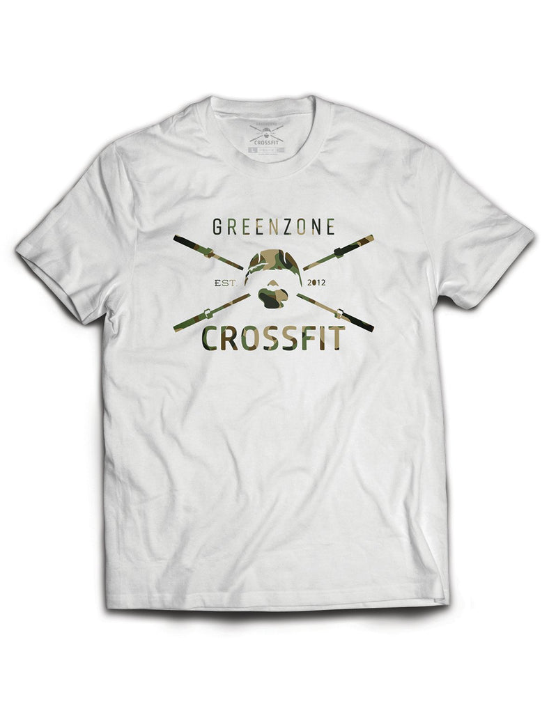 Universal White Premium Tee - Snatch - Greenzone - AMRAP INDUSTRIES